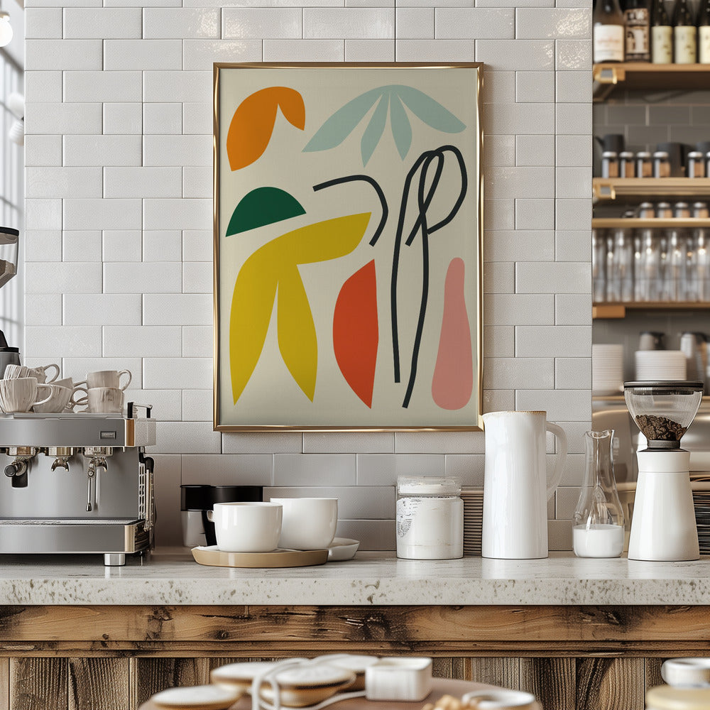Composition - Stretched Canvas, Poster or Fine Art Print I Heart Wall Art