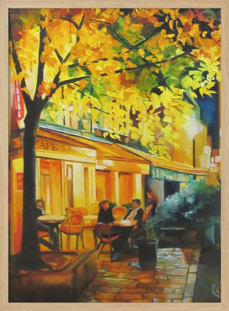 Coner Cafe - Stretched Canvas, Poster or Fine Art Print I Heart Wall Art
