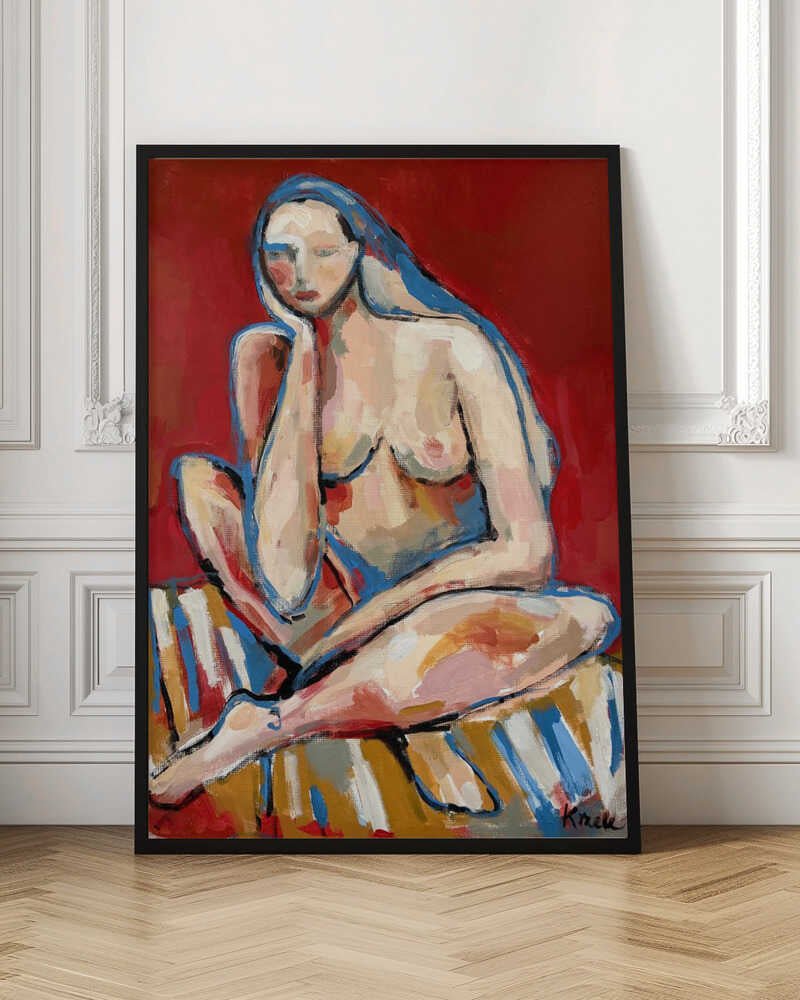 “Contemplating” - Stretched Canvas, Poster or Fine Art Print - I Heart Wall Art - Poster Print, Canvas Print or Framed Art Print