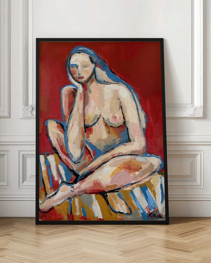 “Contemplating” - Stretched Canvas, Poster or Fine Art Print - I Heart Wall Art - Poster Print, Canvas Print or Framed Art Print