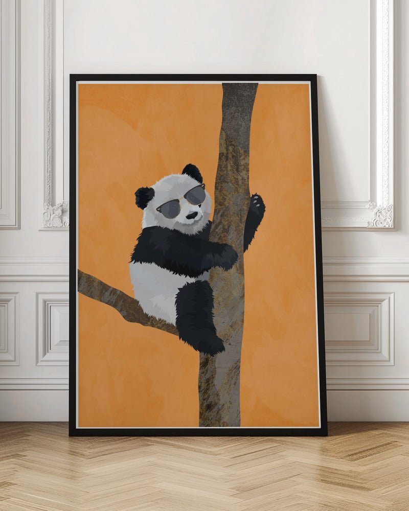 Cool panda - Stretched Canvas, Poster or Fine Art Print - I Heart Wall Art - Poster Print, Canvas Print or Framed Art Print