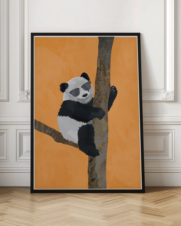 Cool panda - Stretched Canvas, Poster or Fine Art Print - I Heart Wall Art - Poster Print, Canvas Print or Framed Art Print