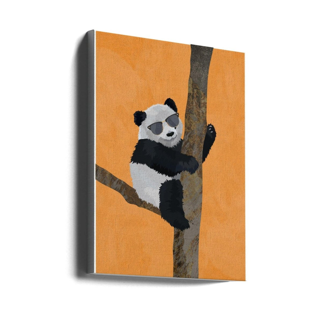 Cool panda - Stretched Canvas, Poster or Fine Art Print - I Heart Wall Art - Poster Print, Canvas Print or Framed Art Print