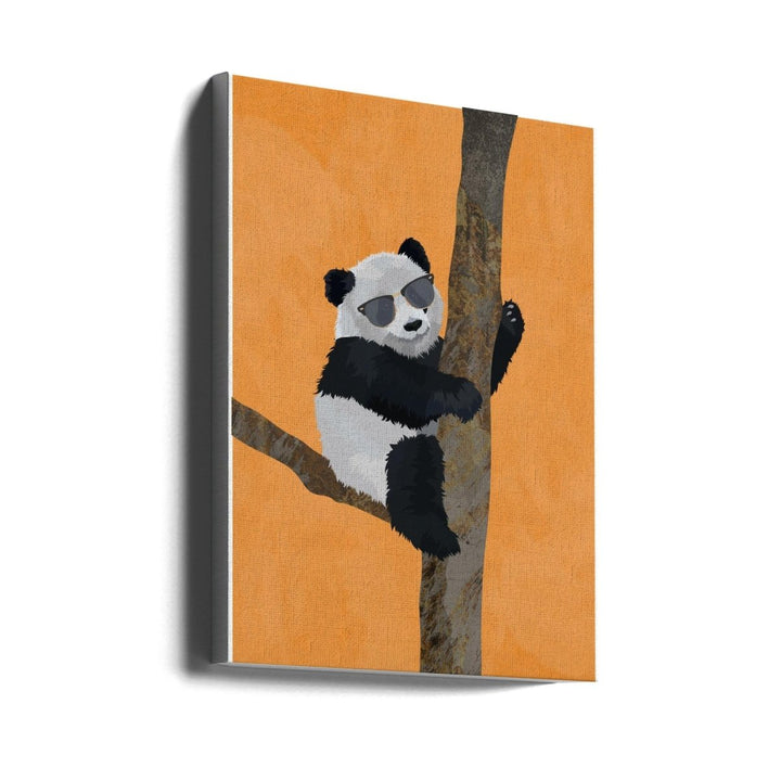 Cool panda - Stretched Canvas, Poster or Fine Art Print - I Heart Wall Art - Poster Print, Canvas Print or Framed Art Print