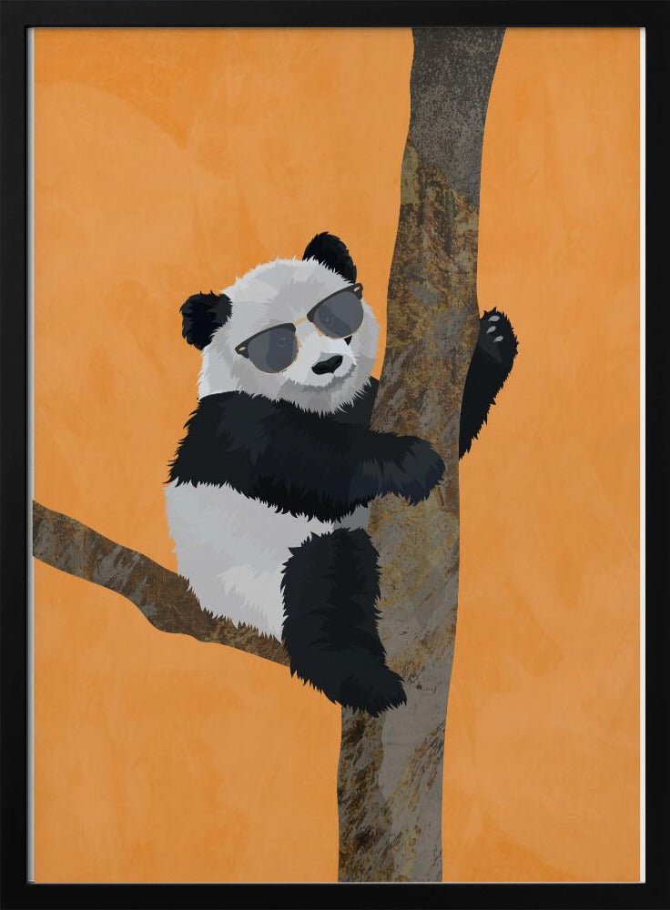 Cool panda - Stretched Canvas, Poster or Fine Art Print - I Heart Wall Art - Poster Print, Canvas Print or Framed Art Print