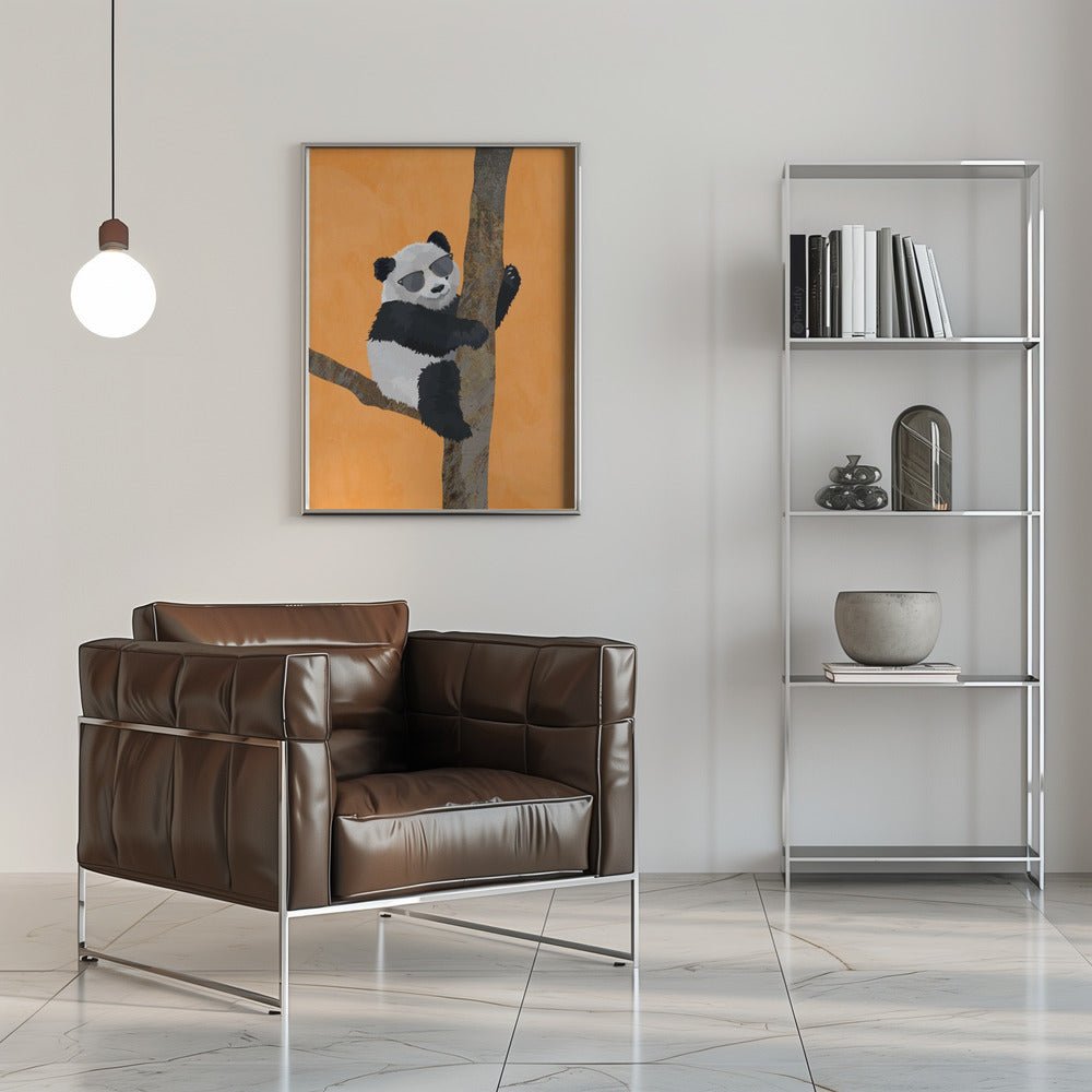Cool panda - Stretched Canvas, Poster or Fine Art Print - I Heart Wall Art - Poster Print, Canvas Print or Framed Art Print