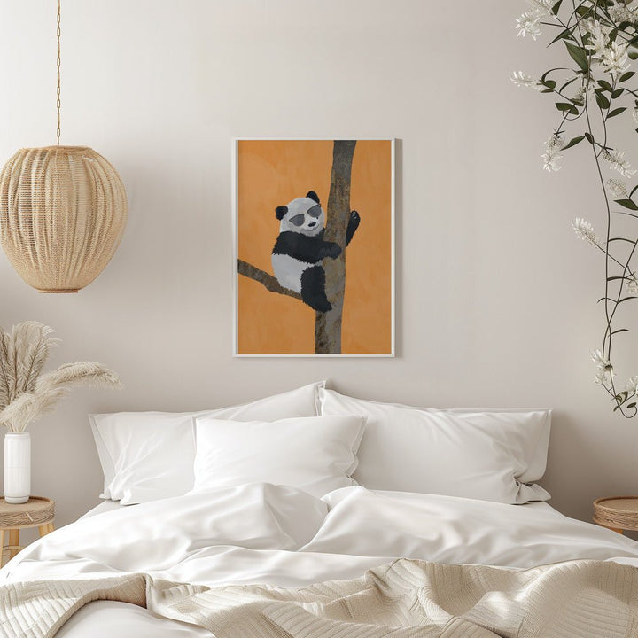Cool panda - Stretched Canvas, Poster or Fine Art Print - I Heart Wall Art - Poster Print, Canvas Print or Framed Art Print