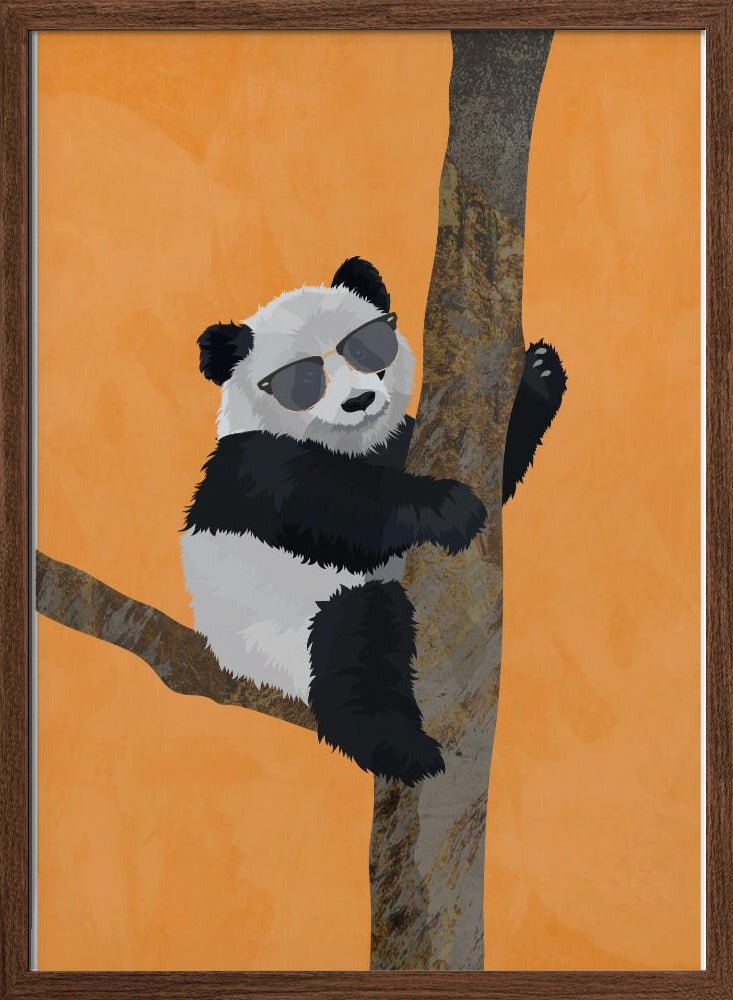 Cool panda - Stretched Canvas, Poster or Fine Art Print - I Heart Wall Art - Poster Print, Canvas Print or Framed Art Print