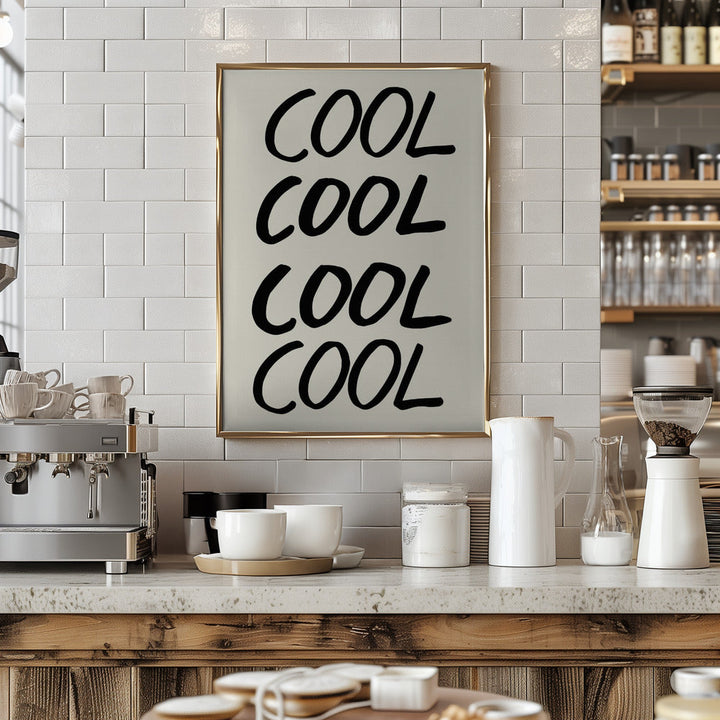 Cool Quote 01 - Stretched Canvas, Poster or Fine Art Print I Heart Wall Art