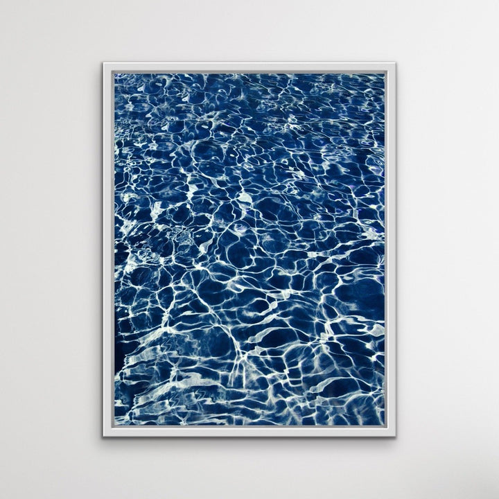 Cool Water - Blue Pool Photographic Print on Paper and Canvas - I Heart Wall Art
