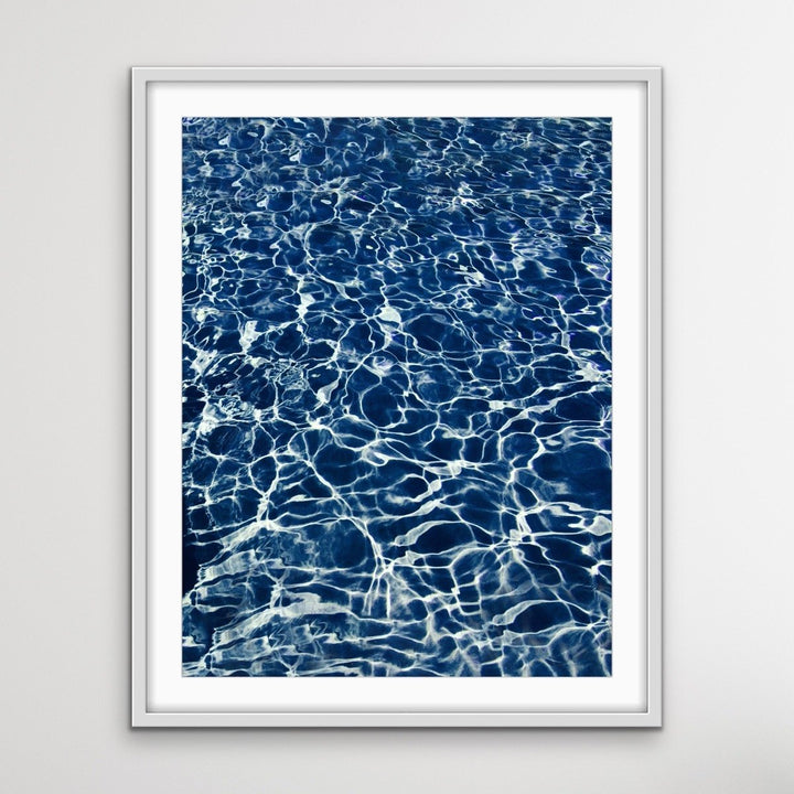 Cool Water - Blue Pool Photographic Print on Paper and Canvas - I Heart Wall Art