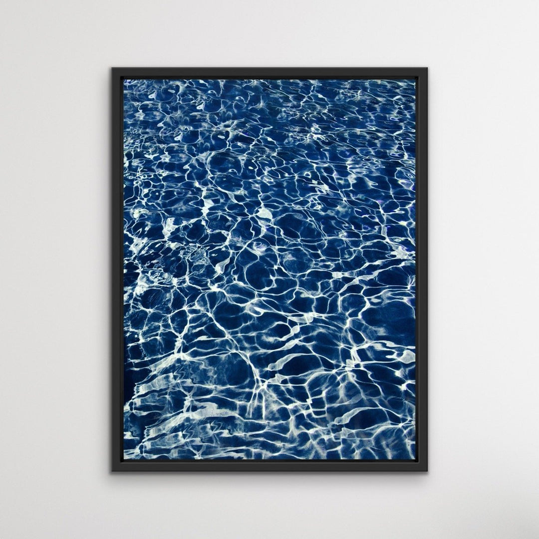 Cool Water - Blue Pool Photographic Print on Paper and Canvas - I Heart Wall Art