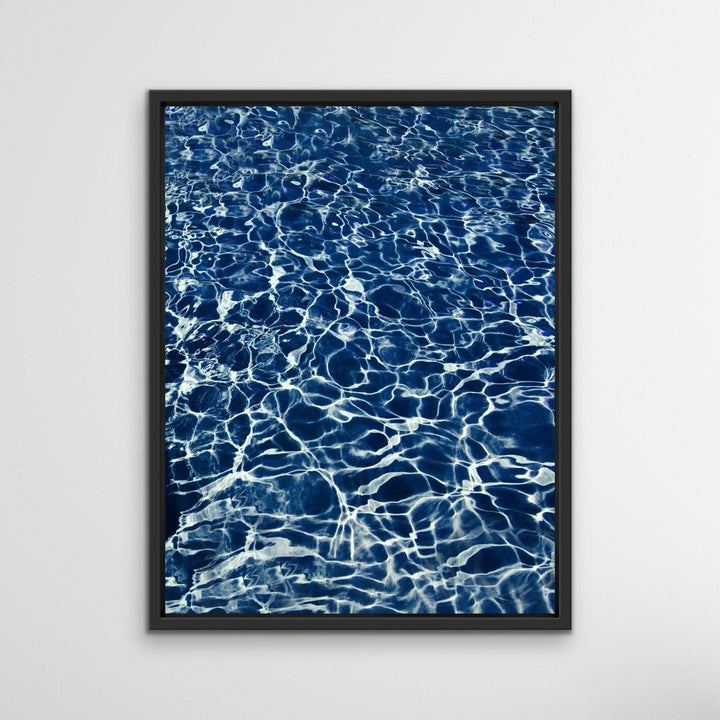 Cool Water - Blue Pool Photographic Print on Paper and Canvas - I Heart Wall Art