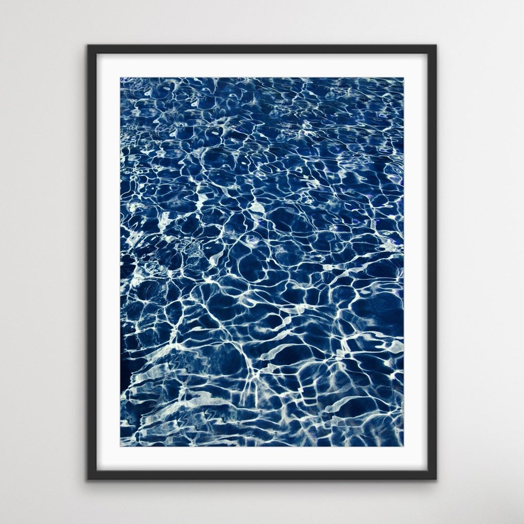 Cool Water - Blue Pool Photographic Print on Paper and Canvas - I Heart Wall Art