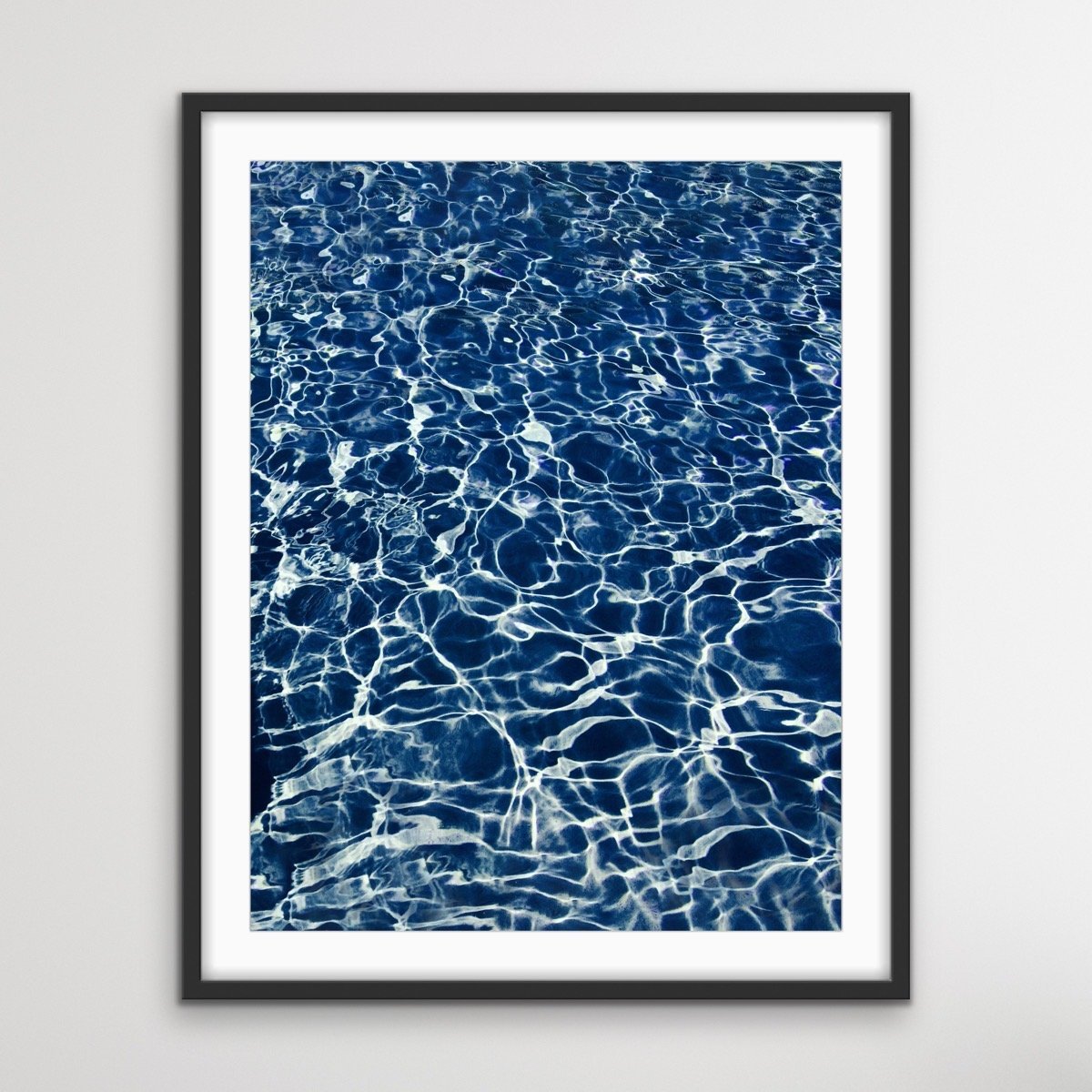 Cool Water - Blue Pool Photographic Print on Paper and Canvas - I Heart Wall Art