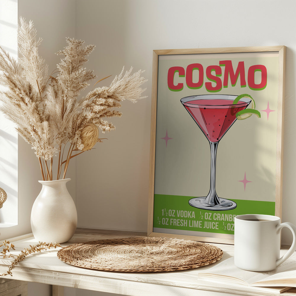 Cosmo - Stretched Canvas, Poster or Fine Art Print I Heart Wall Art