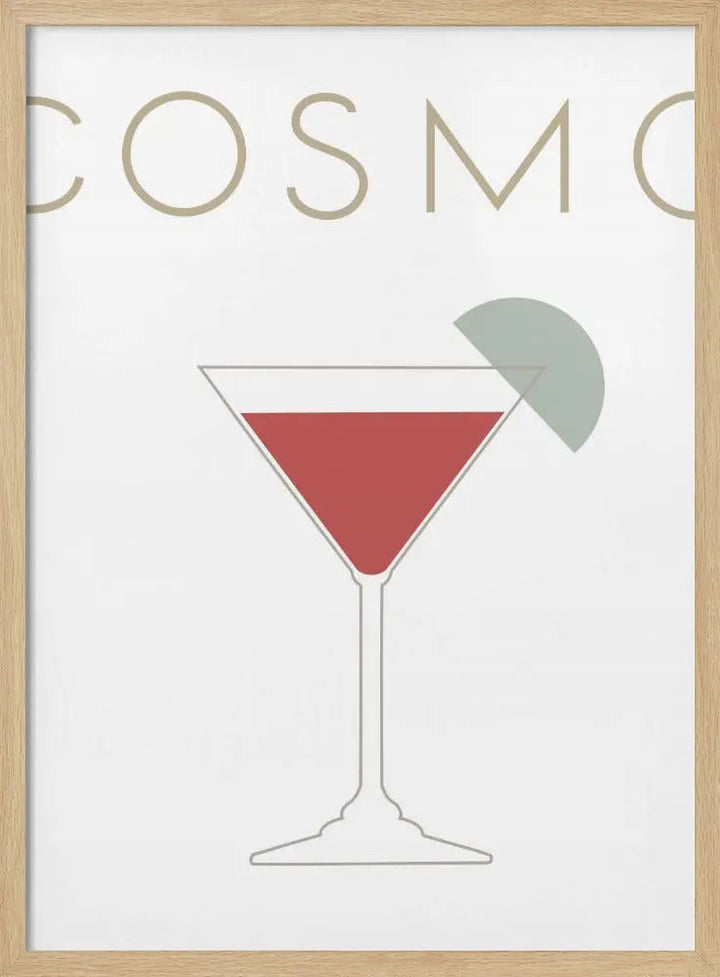 Cosmopolitan - Stretched Canvas, Poster or Fine Art Print I Heart Wall Art