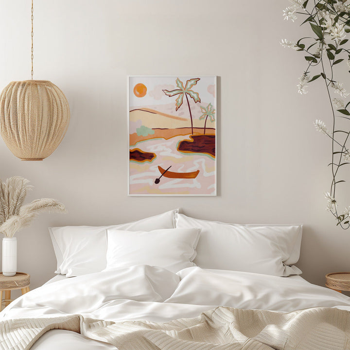 Cotton Candy Skies - Stretched Canvas, Poster or Fine Art Print I Heart Wall Art