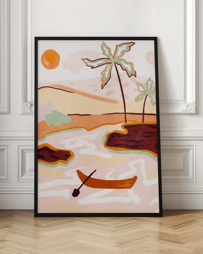 Cotton Candy Skies - Stretched Canvas, Poster or Fine Art Print I Heart Wall Art