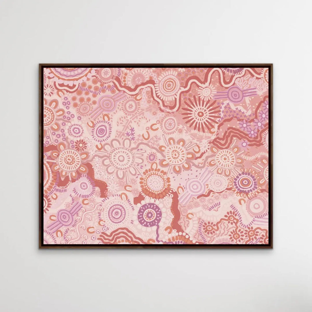 Country In Colour Edition Four -Blush-  Aboriginal Art Print By Leah Cummins - I Heart Wall Art