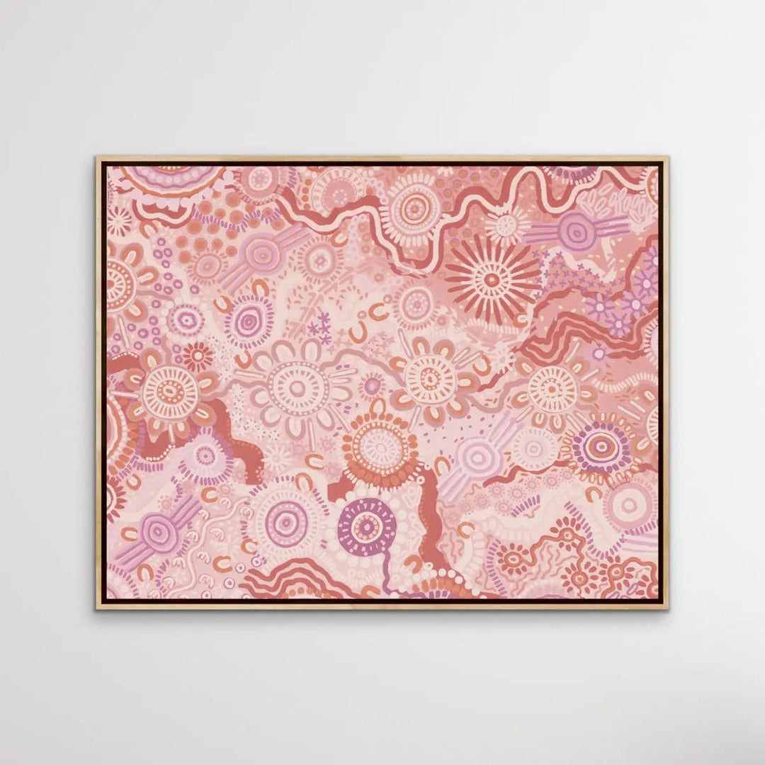 Country In Colour Edition Four -Blush-  Aboriginal Art Print By Leah Cummins - I Heart Wall Art