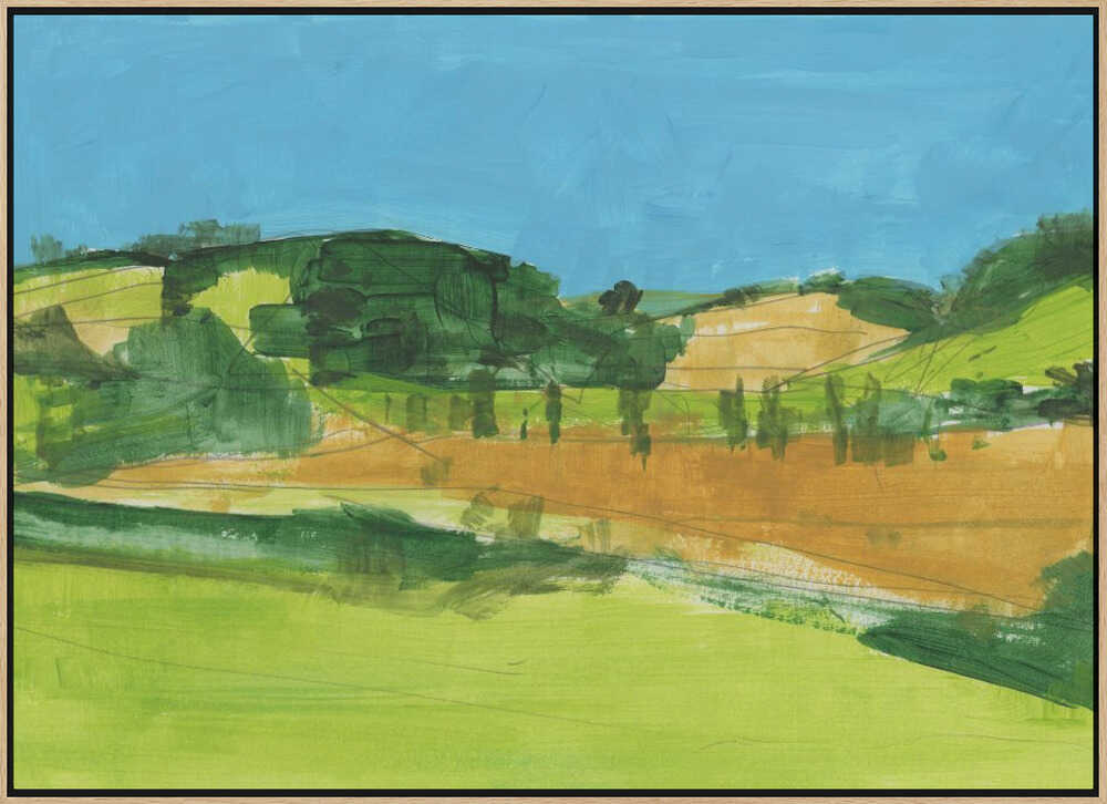 Country Landscape 1 - Stretched Canvas, Poster or Fine Art Print - I Heart Wall Art - Poster Print, Canvas Print or Framed Art Print