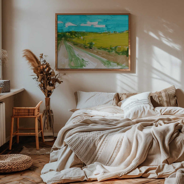 Country Landscape 2 - Stretched Canvas, Poster or Fine Art Print - I Heart Wall Art - Poster Print, Canvas Print or Framed Art Print