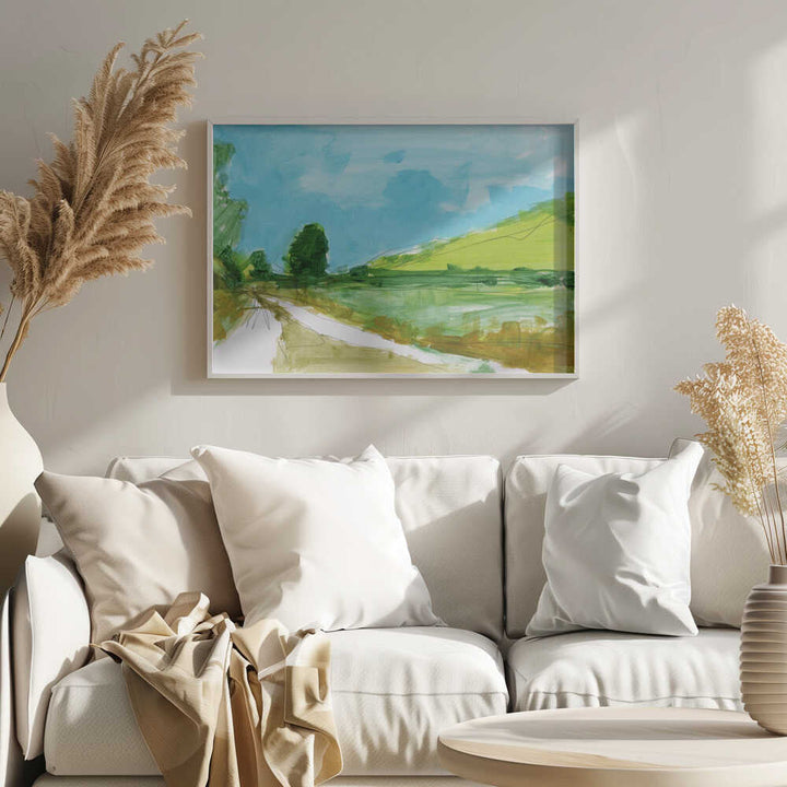 Country Landscape 3 - Stretched Canvas, Poster or Fine Art Print - I Heart Wall Art - Poster Print, Canvas Print or Framed Art Print