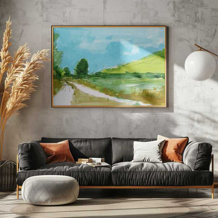 Country Landscape 3 - Stretched Canvas, Poster or Fine Art Print - I Heart Wall Art - Poster Print, Canvas Print or Framed Art Print