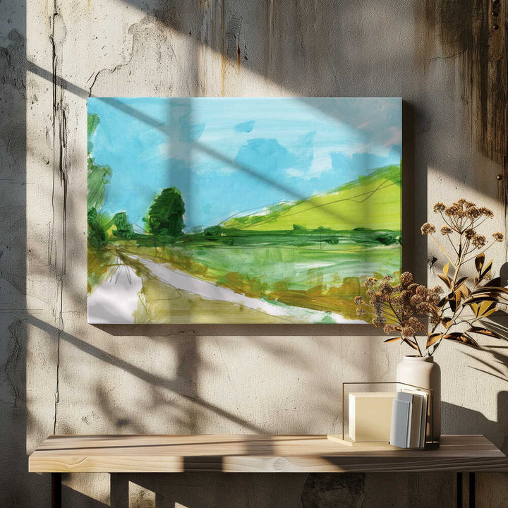 Country Landscape 3 - Stretched Canvas, Poster or Fine Art Print - I Heart Wall Art - Poster Print, Canvas Print or Framed Art Print