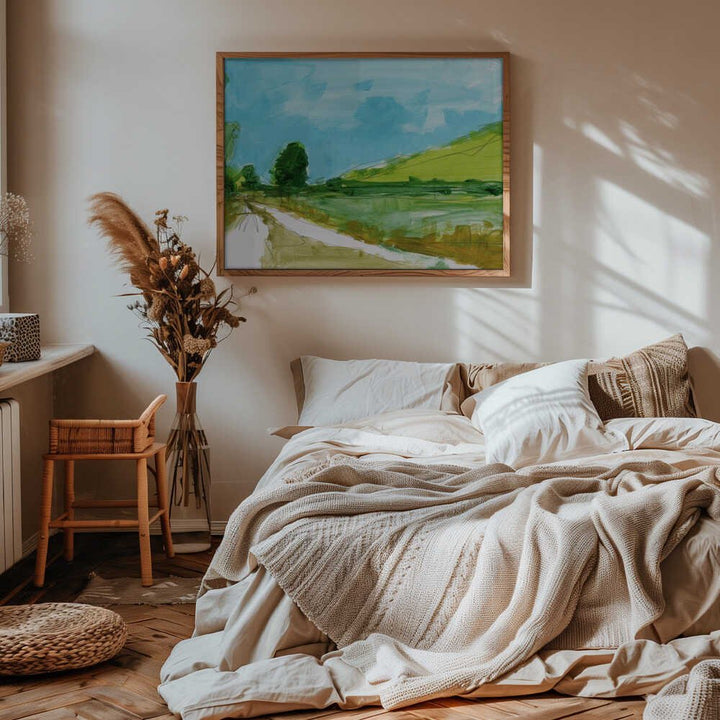 Country Landscape 3 - Stretched Canvas, Poster or Fine Art Print - I Heart Wall Art - Poster Print, Canvas Print or Framed Art Print