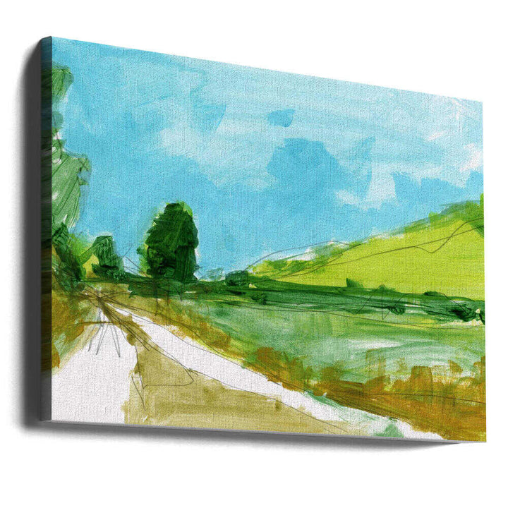 Country Landscape 3 - Stretched Canvas, Poster or Fine Art Print - I Heart Wall Art - Poster Print, Canvas Print or Framed Art Print