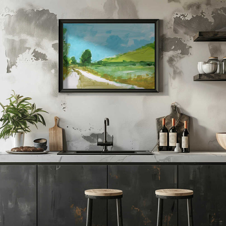 Country Landscape 3 - Stretched Canvas, Poster or Fine Art Print - I Heart Wall Art - Poster Print, Canvas Print or Framed Art Print
