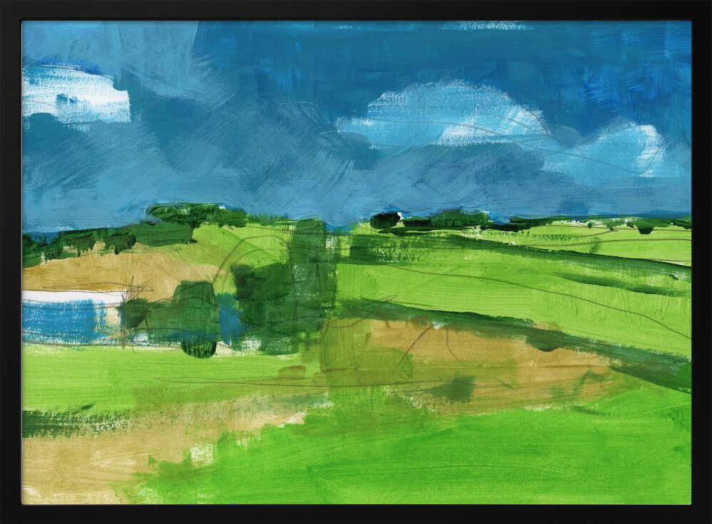 Country Landscape 4 - Stretched Canvas, Poster or Fine Art Print - I Heart Wall Art - Poster Print, Canvas Print or Framed Art Print
