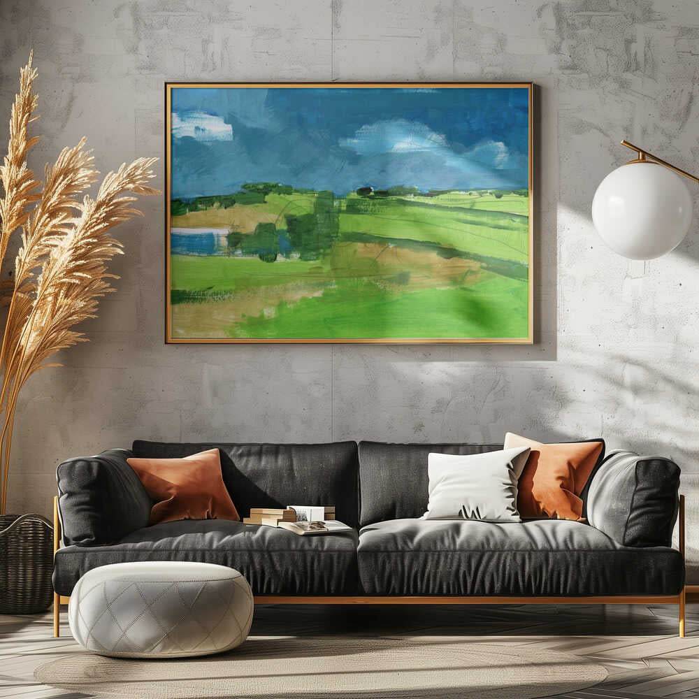 Country Landscape 4 - Stretched Canvas, Poster or Fine Art Print - I Heart Wall Art - Poster Print, Canvas Print or Framed Art Print