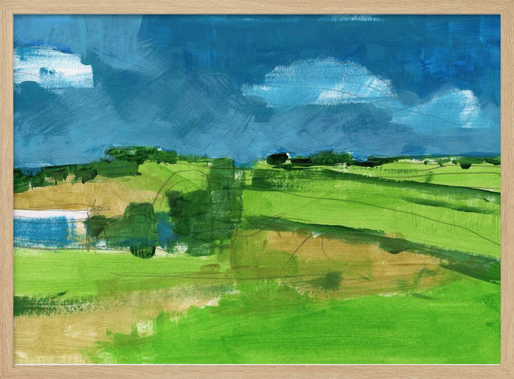 Country Landscape 4 - Stretched Canvas, Poster or Fine Art Print - I Heart Wall Art - Poster Print, Canvas Print or Framed Art Print