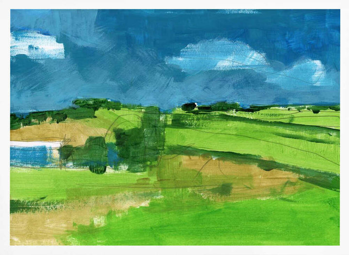 Country Landscape 4 - Stretched Canvas, Poster or Fine Art Print - I Heart Wall Art - Poster Print, Canvas Print or Framed Art Print