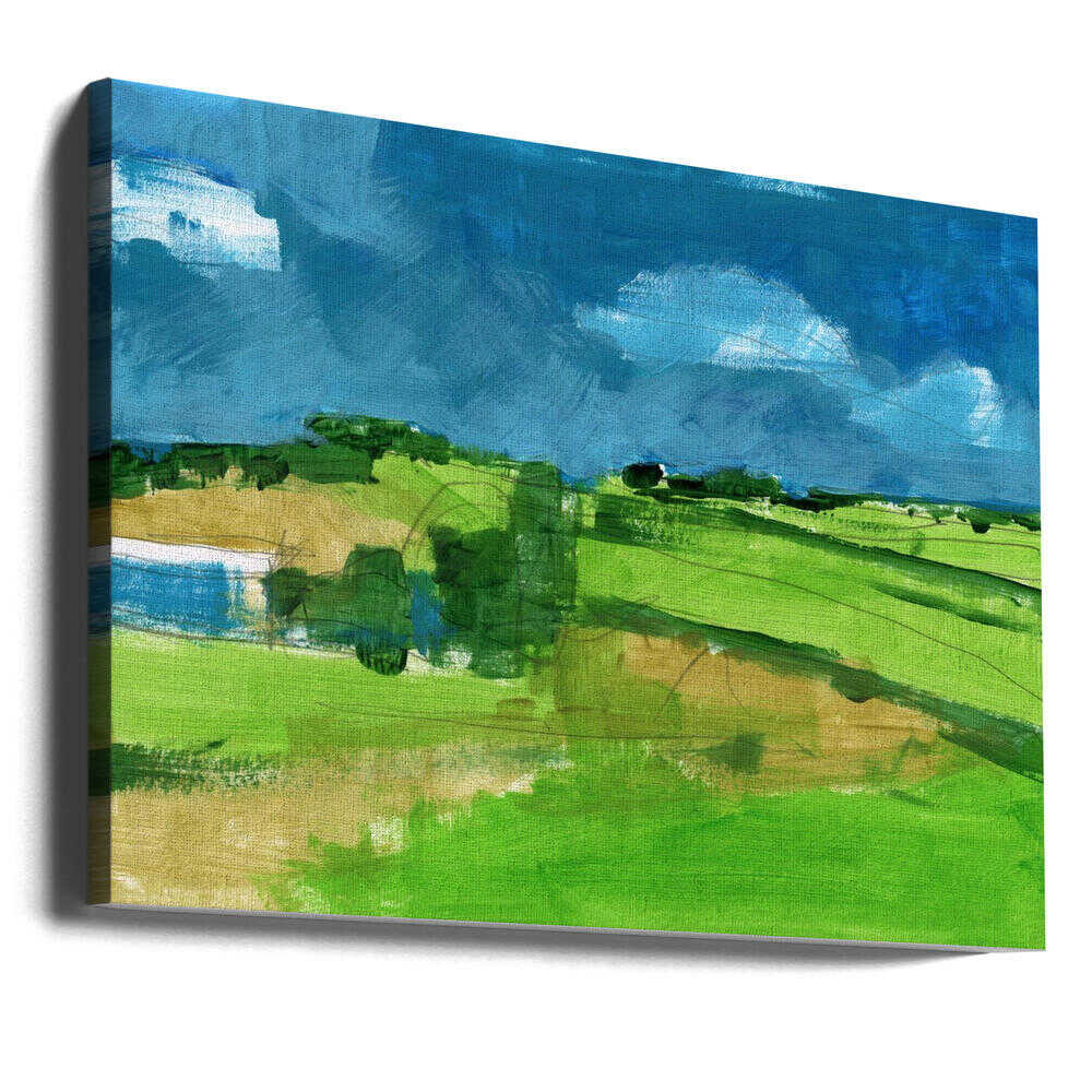 Country Landscape 4 - Stretched Canvas, Poster or Fine Art Print - I Heart Wall Art - Poster Print, Canvas Print or Framed Art Print