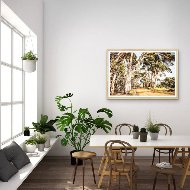Country Road -  Original Australian Bush Road Nature Painting Stretched Canvas Wall Art Print I Heart Wall Art Australia 