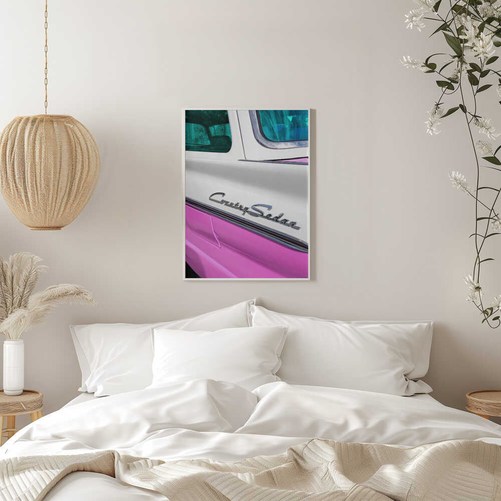 Country Sedan - Stretched Canvas, Poster or Fine Art Print - I Heart Wall Art - Poster Print, Canvas Print or Framed Art Print