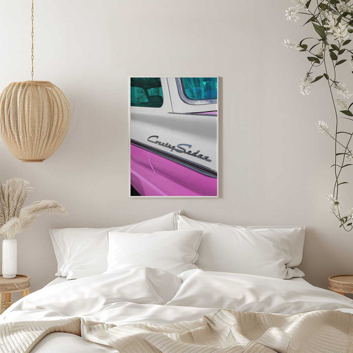 Country Sedan - Stretched Canvas, Poster or Fine Art Print - I Heart Wall Art - Poster Print, Canvas Print or Framed Art Print