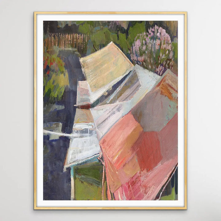 Country Town - Australian Country Landscape Print - I Heart Wall Art