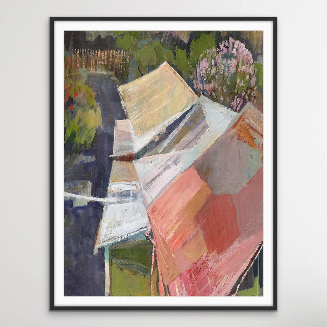 Country Town - Australian Country Landscape Print - I Heart Wall Art