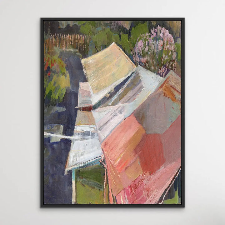 Country Town - Australian Country Landscape Print - I Heart Wall Art