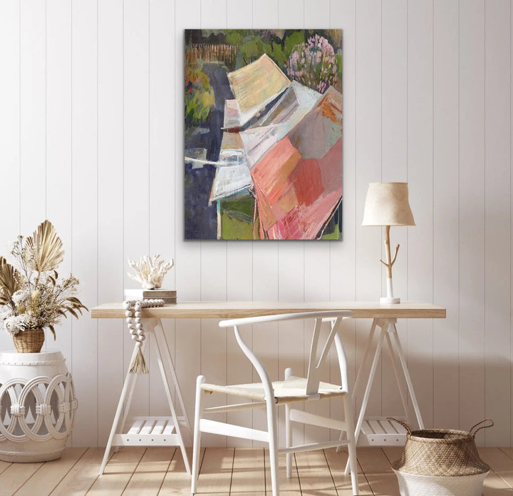 Country Town - Australian Country Landscape Print - I Heart Wall Art