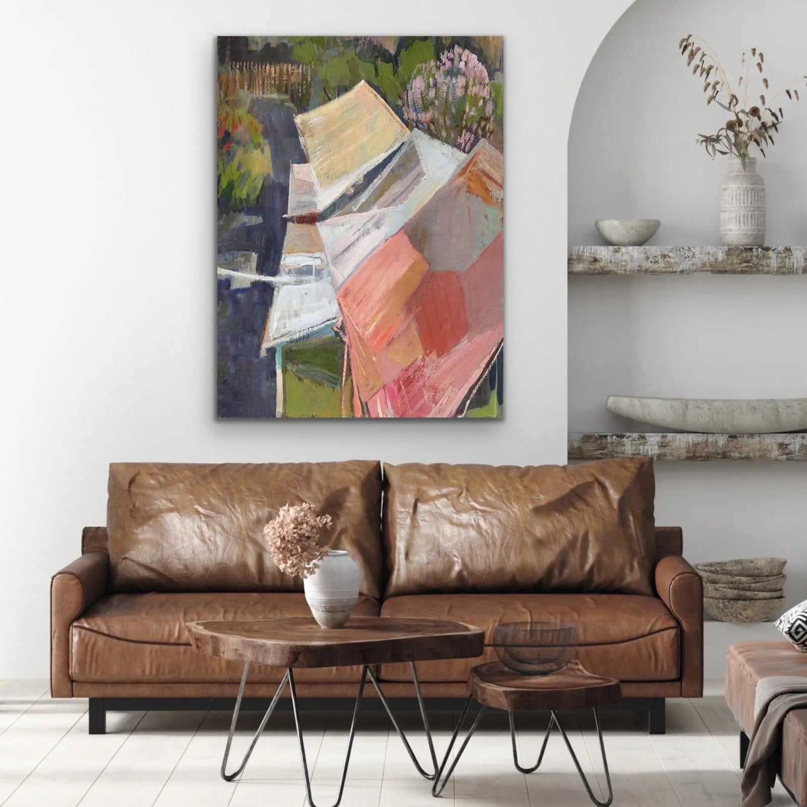 Country Town - Australian Country Landscape Print - I Heart Wall Art