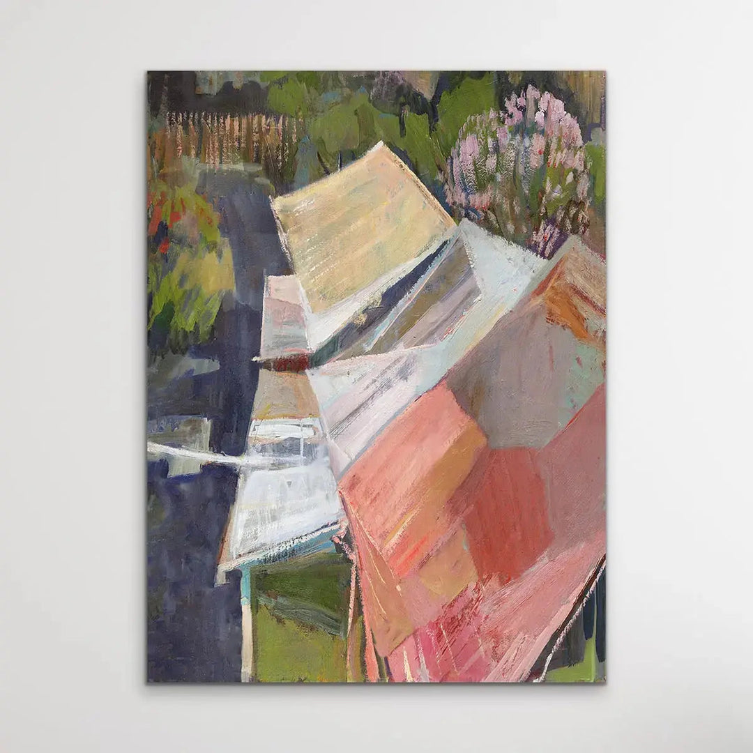 Country Town - Australian Country Landscape Print - I Heart Wall Art