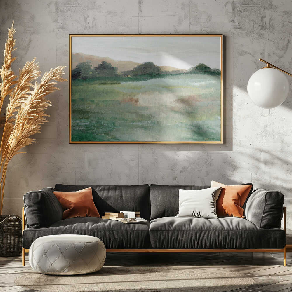 Countryside - Stretched Canvas, Poster or Fine Art Print - I Heart Wall Art - Poster Print, Canvas Print or Framed Art Print
