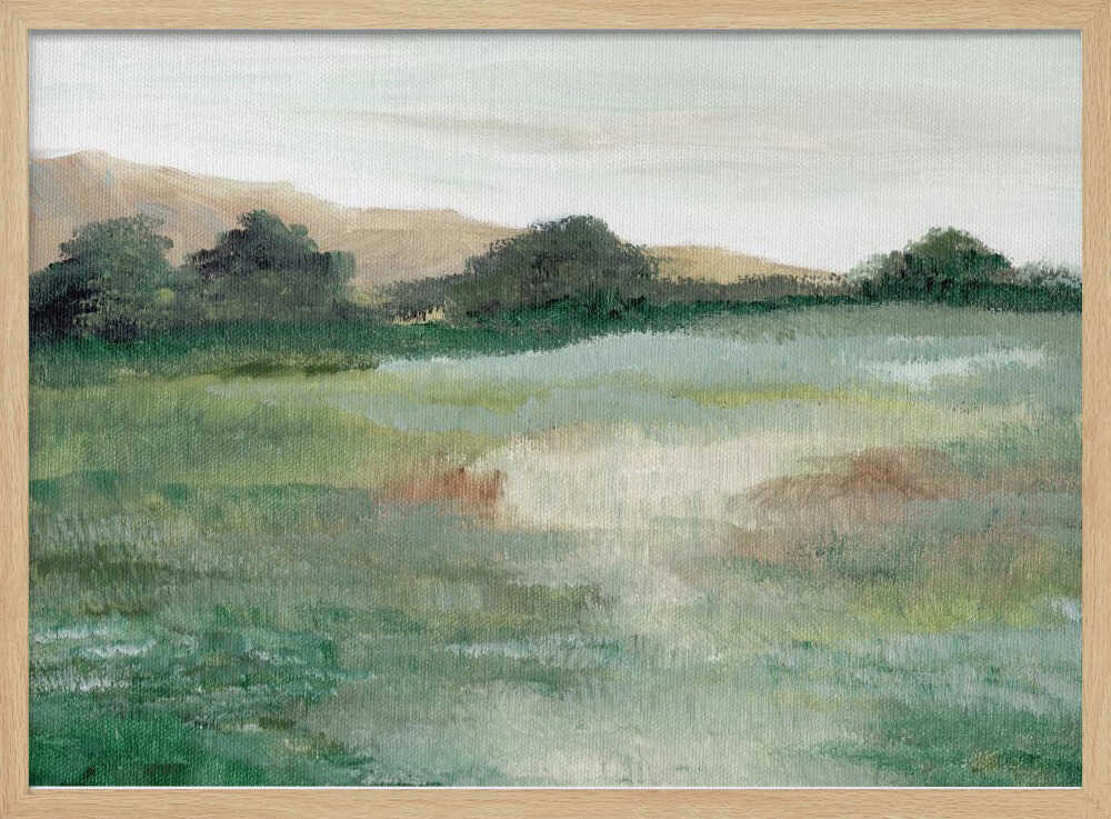 Countryside - Stretched Canvas, Poster or Fine Art Print - I Heart Wall Art - Poster Print, Canvas Print or Framed Art Print