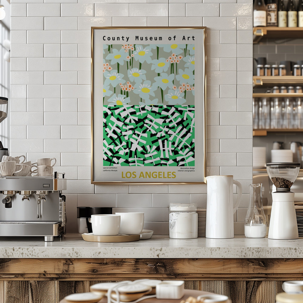 County Museum of Art Los Angeles - Stretched Canvas, Poster or Fine Art Print I Heart Wall Art